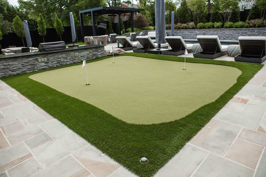 backyard putting green