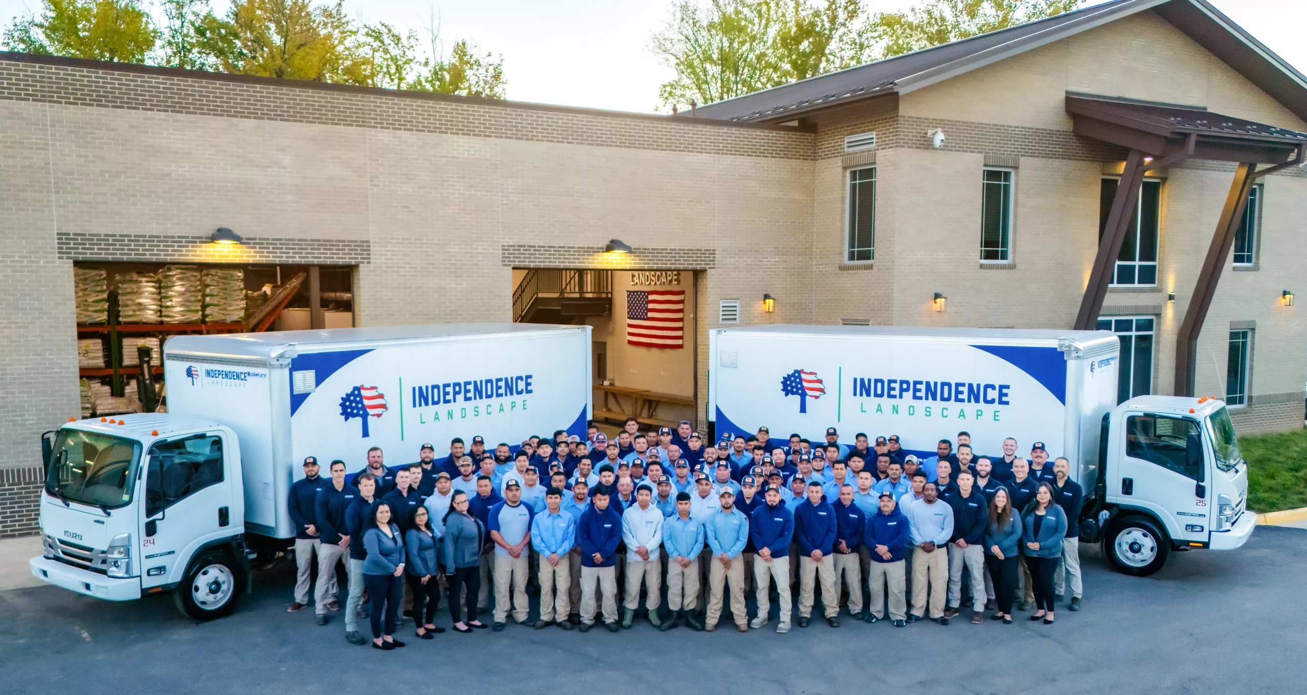 A group photo of the Independence team