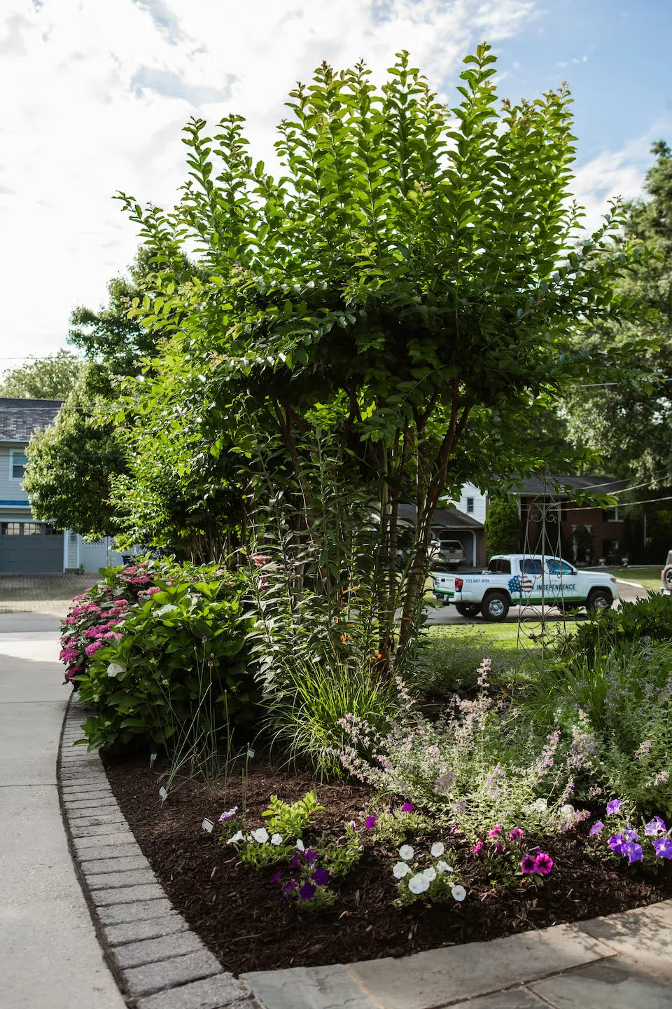 Tree and Plants, Landscape bed Maintenance, Independence Truck